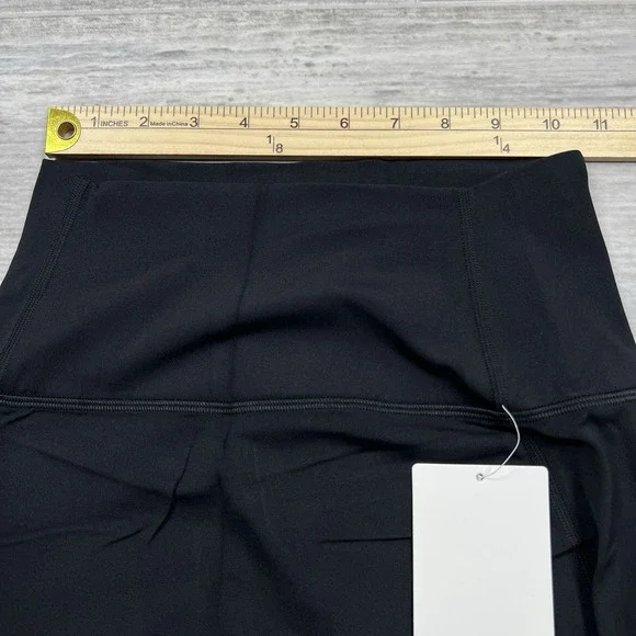 NWT Lululemon Skirt Size 4 Nulu Slim-Fit High-Rise Black LW8AH0S Midi New - Picture 5 of 9